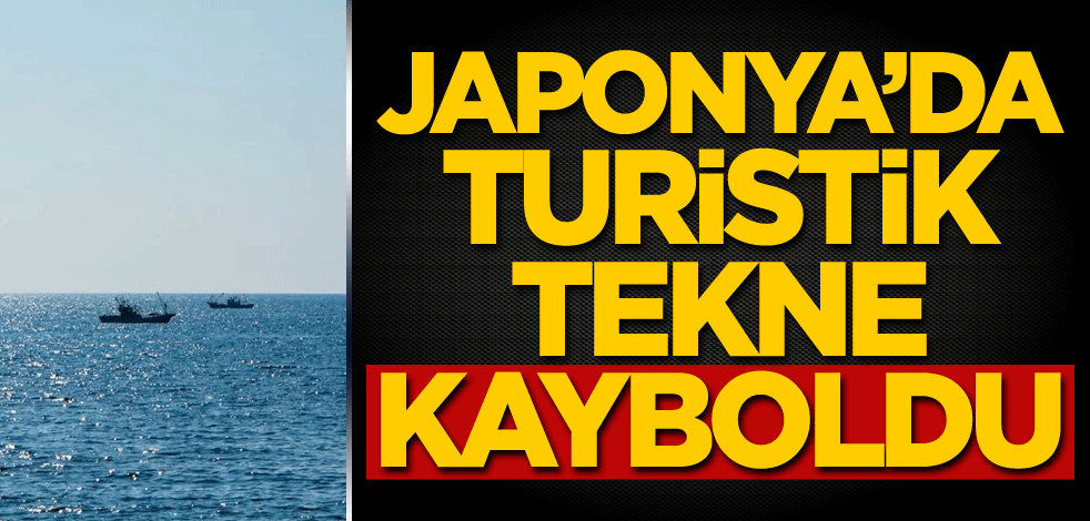 Japonya'da turistik tekne kayboldu