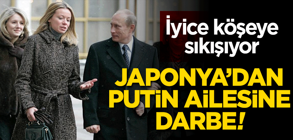Japonya'dan, Putin'in kızları dahil 398 kişinin mal varlıklarını dondurma kararı