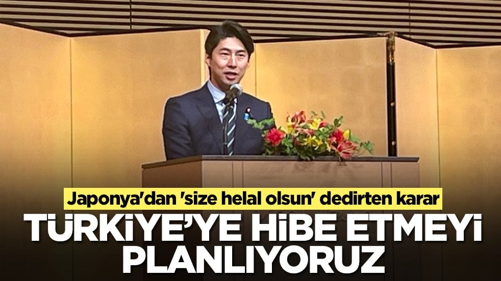 Japonya'dan 'size helal olsun' dedirten karar: Türkiye'ye hibe etmeyi planlıyoruz