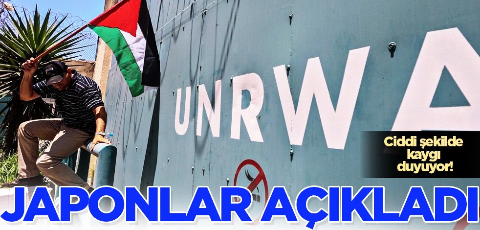 Japonya'dan UNRWA'ya yardım açıklaması: Katkı sağlayacak!