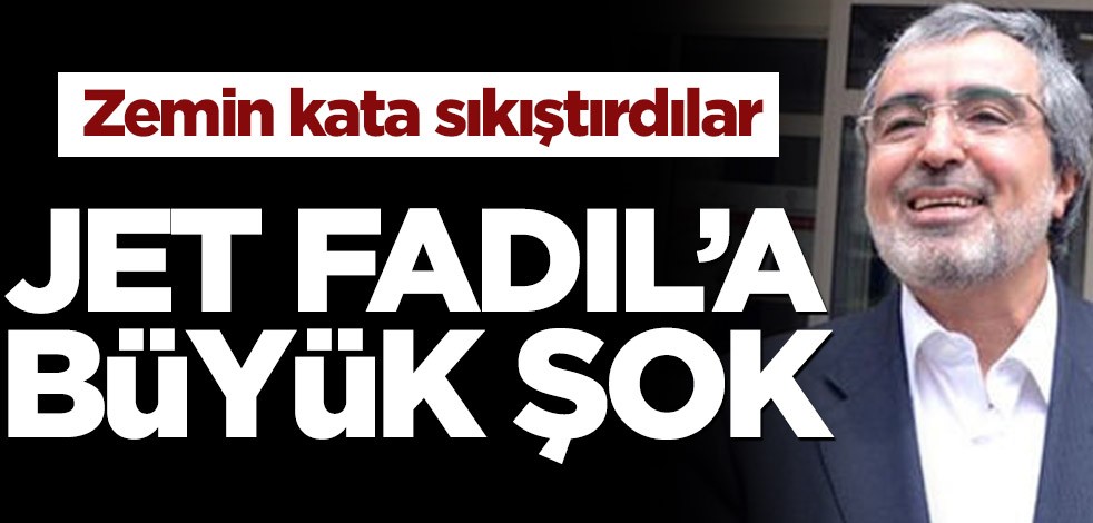 Jet Fadıl’a büyük şok! Zemin kata sıkıştırıp…