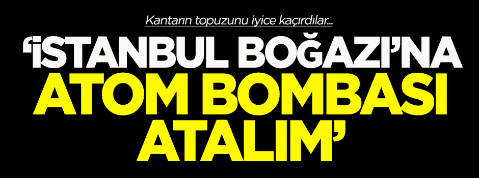 Jirinovski: İstanbul Boğazı'na atom bombası atalım