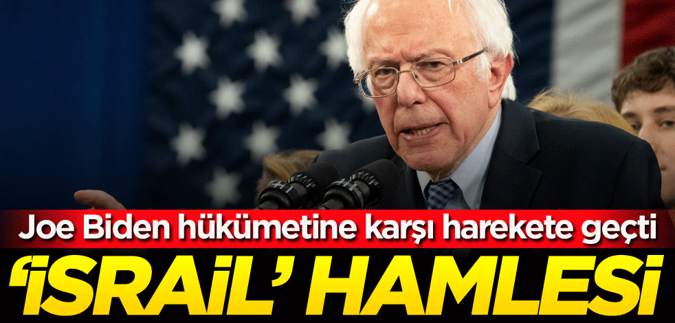 Joe Biden hükümetine karşı harekete geçti! 'İsrail' hamlesi