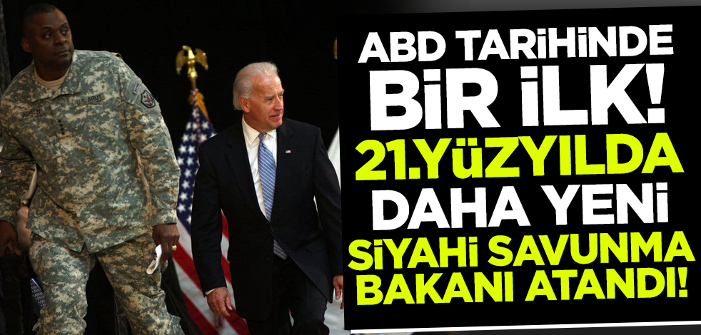 Joe Biden ile ABD tarihinde ilk defa siyahi savunma bakanı atandı