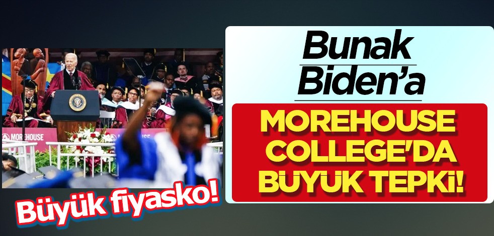 Joe Biden mezuniyet konuşması yaptığı sırada öğrenciler protesto etti: Kazan fena halde fokurduyor