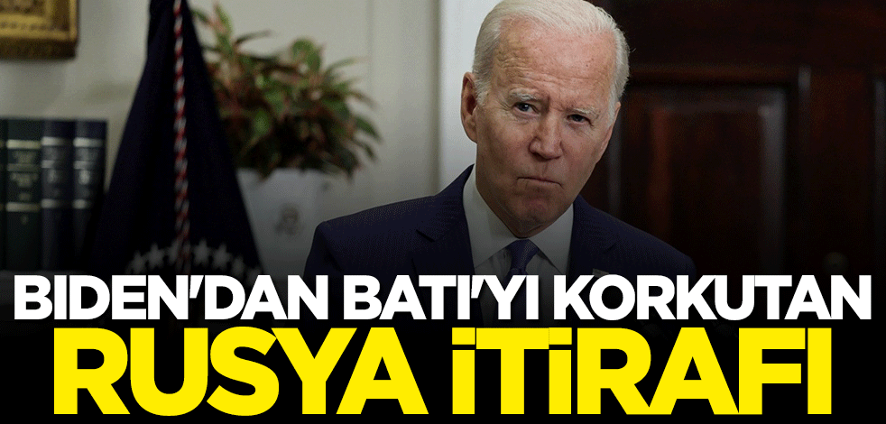 Joe Biden'dan Batı'yı korkutan itiraf: Bir yol bulamamaktan endişeliyiz