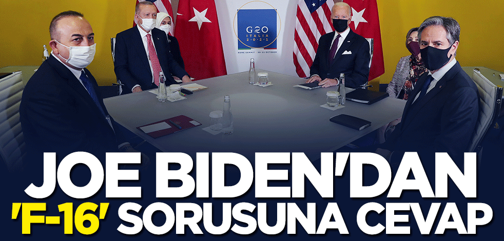 Joe Biden'dan flaş "F-16" açıklaması