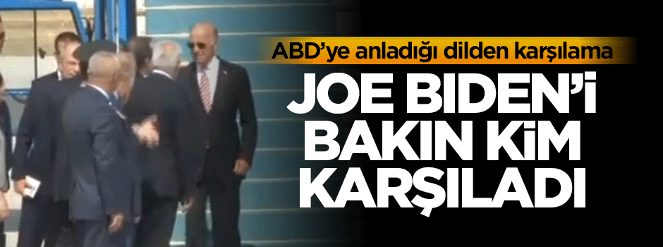 Joe Bıden'i vali yardımcısı karşıladı