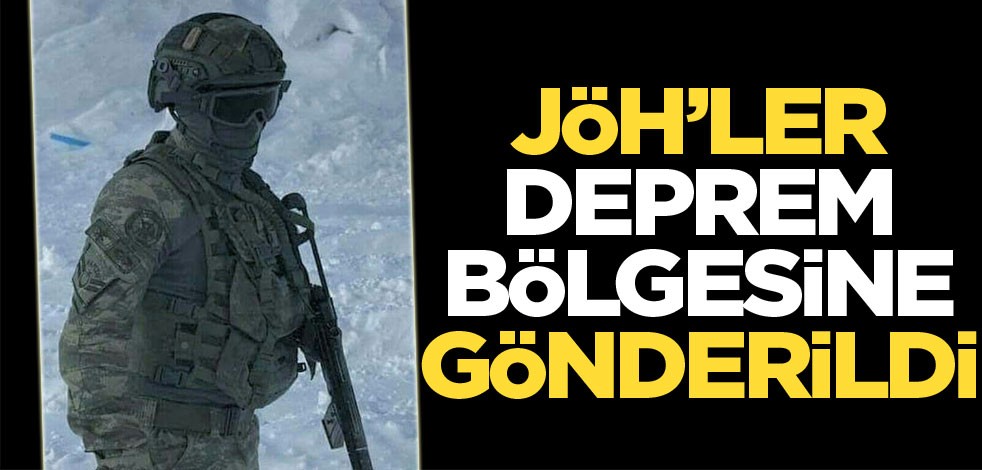 JÖH'ler, Muş'tan deprem bölgesine gönderildi