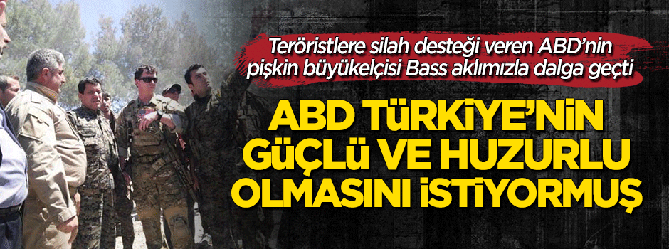 John Bass: Türkiye'nin güçlü ve huzurlu olmasını istiyoruz