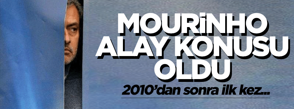 Jose Mourinho alay konusu oldu