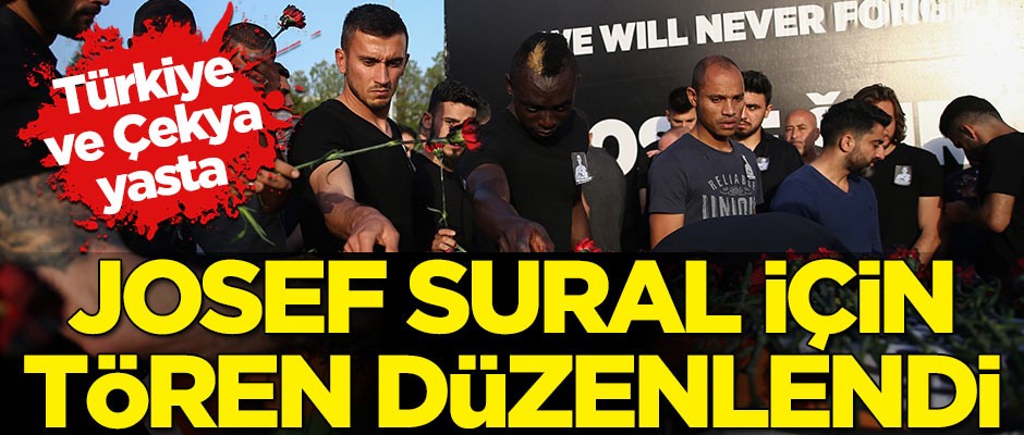 Josef Sural için tören düzenlendi! Takım arkadaşları gözyaşlarını tutamadı