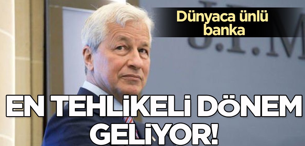 JPMorgan CEO’su: Çatışma yüzünden Uzun yılların en tehlikeli dönemlerinden birine girdik! Uyarısı!