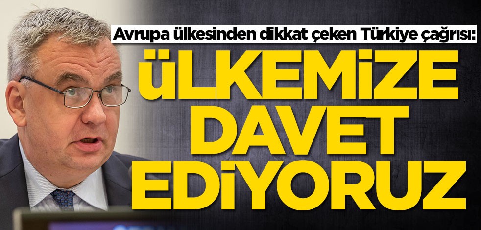 Jürgen Schulz'dan dikkat çeken Türkiye çağrısı: Ülkemize davet ediyoruz