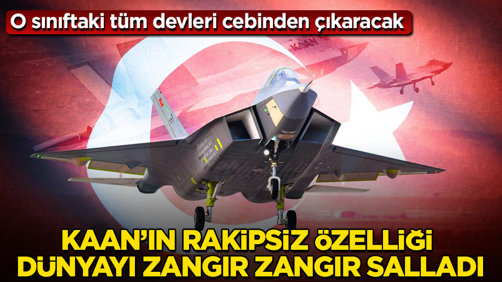 KAAN’ın rakipsiz özelliği dünyayı zangır zangır salladı: Baş mühendis açıkladı, o sınıftaki tüm devleri cebinden çıkaracak