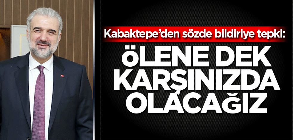 Kabaktepe’den eski amirallere sert tepki