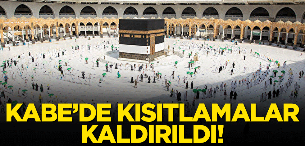 Kabe'de kısıtlamalar kaldırıldı