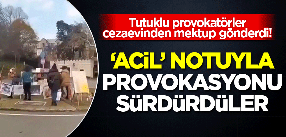 Kabe'ye hakaret eden provokatörler 'acil' notuyla cezaevinden mektup gönderdi!
