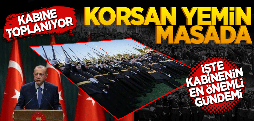 Kabine toplanıyor! Korsan yemin masada