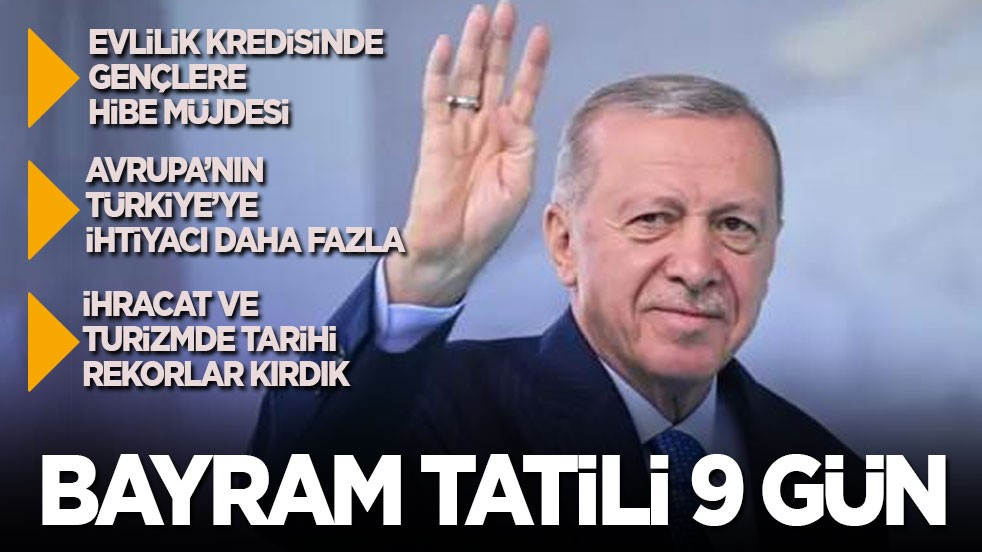 Kabine toplantısı sona erdi! Türkiye'ye 2 müjde veren Cumhurbaşkanı Erdoğan’dan önemli açıklamalar…