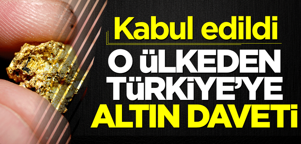 Kabul edildi! O ülkeden Türkiye'ye altın daveti