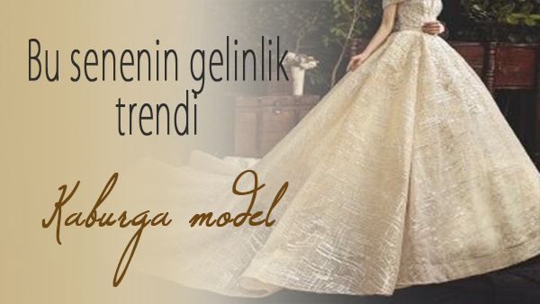 Kaburga gelinlik | 2019'un trend gelinliği kimlere yakışır?