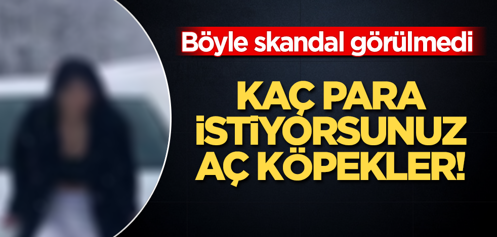 Kaç para istiyorsunuz aç köpekler? Böyle skandal görülmedi