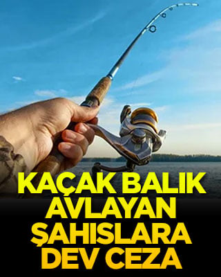 Kaçak balık avlayan şahıslara dev ceza