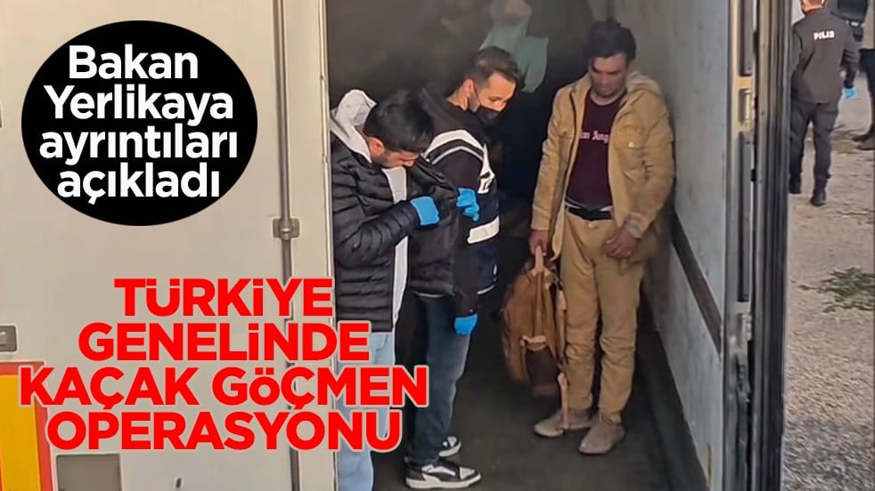 Kaçak göçmen operasyonu: 687 düzensiz göçmen ile 29 organizatör yakalandı