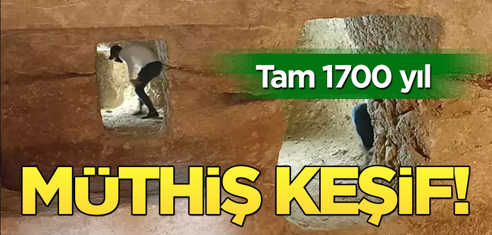 Kaçak kazı sonrası Adıyaman'da müthiş keşif: Roma dönemine ait mezar, tam 1700 yıl sonra gün yüzüne çıktı