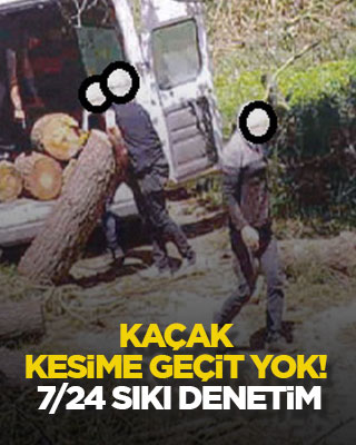 Kaçak kesime geçit yok! 7/24 sıkı denetim