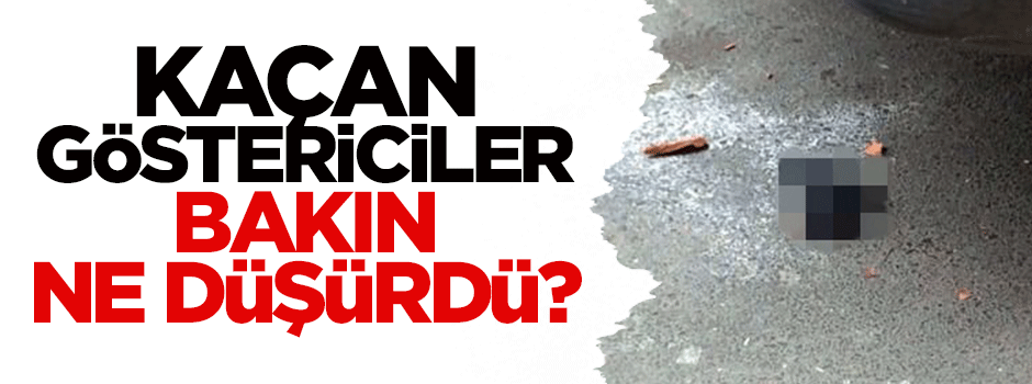 Kaçan göstericiler bakın ne düşürdü?