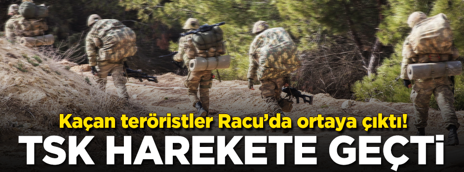 Kaçan teröristler Racu'da ortaya çıktı! TSK'dan hava harekatı