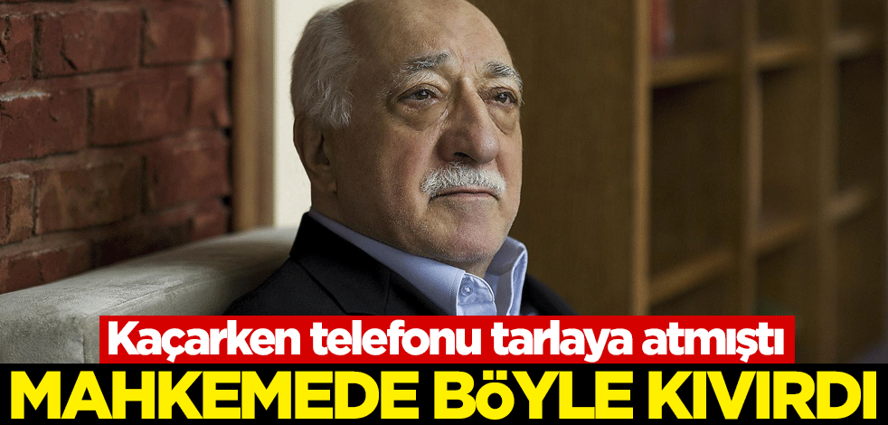 Kaçarken telefonu tarlaya atmıştı! Mahkemede kıvırdı