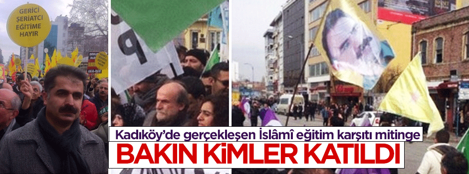 Kadıköy'de PKK ile CHP'nin 'laik eğitim' kucaklaşması
