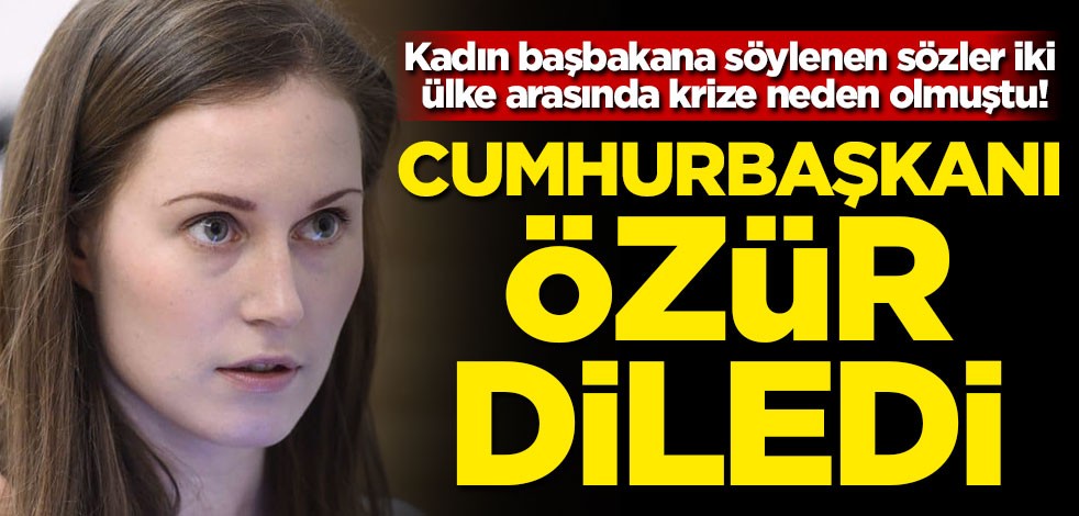 Kadın başbakana söylenen sözler iki ülke arasında krize neden olmuştu! Cumhurbaşkanı özür diledi