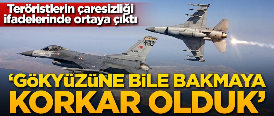 Kadın terörist: Gökyüzüne bakmaya korkar olduk