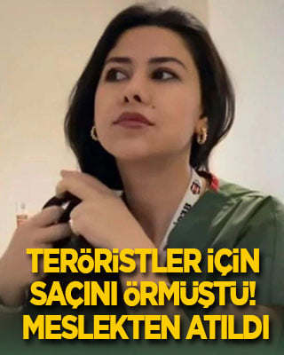 Kadın teröristlerle dayanışma için saçını ören hemşire meslekten atıldığını duyurdu