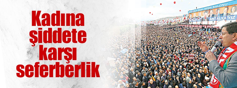 Kadına şiddete karşı seferberlik