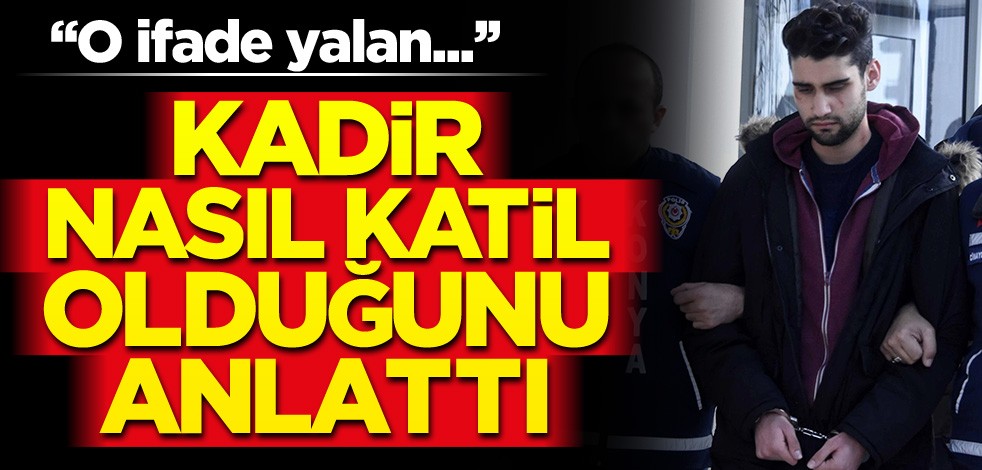 Kadına şiddete seyirci kalmayan Kadir Şeker, nasıl katil olduğunu anlattı!