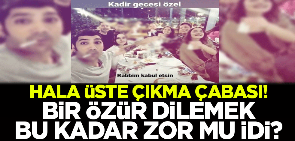 Kadir gecesi ile alay eden edepsizler utanmadan hala üste çıkmaya çalışıyor! Tehdit alıyorlarmış..