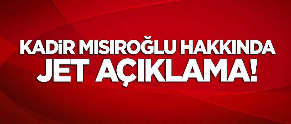 Kadir Mısıroğlu'nun vefat ettiği iddiasına jet açıklama!