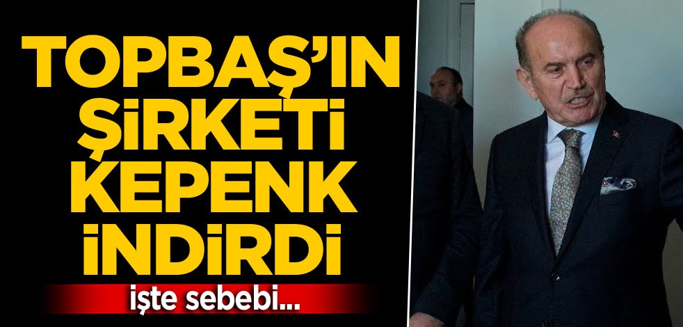 Kadir Topbaş’ın şirketi kepenk indirdi… İşte sebebi