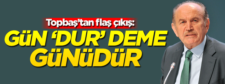 Kadir Topbaş'tan flaş açıklamalar!