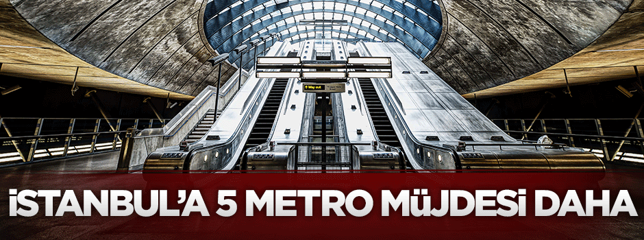 Kadir Topbaş'tan İstanbul'a 5 yeni metro hattı müjdesi