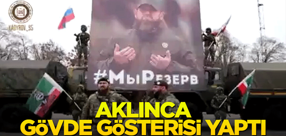 Kadirov militanları gösteri yaptı
