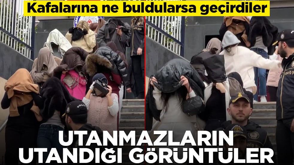 Kafalarına ne buldularsa geçirdiler! Utanmazların utandığı görüntüler
