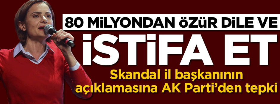 Kaftancıoğlu'na AK Parti'den sert tepki