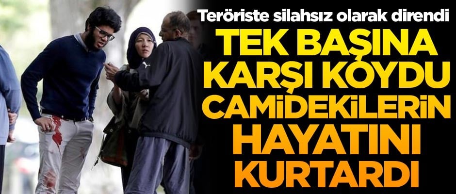 Kahraman Afgan! Teröriste tek başına karşı koyup, camidekileri kurtarmış