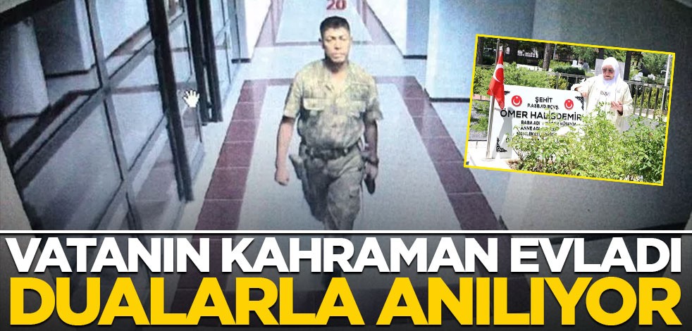 Kahraman Ömer Halisdemir dualarla, minnetle anılıyor